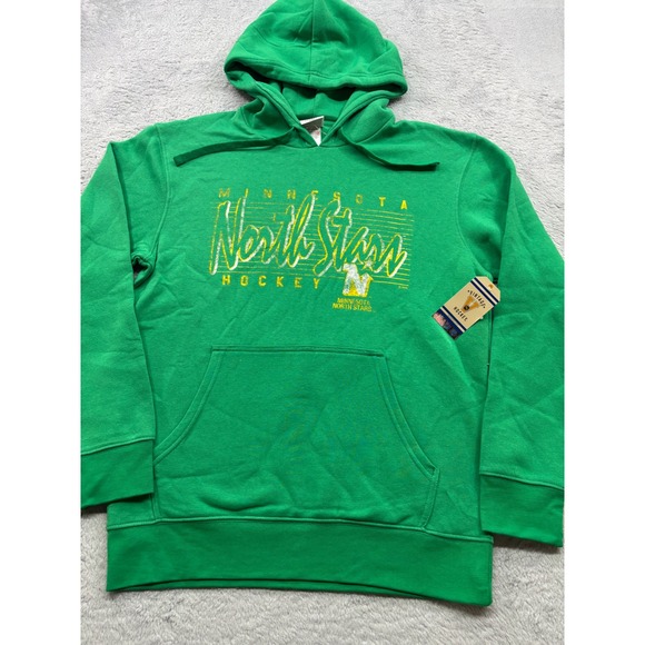 NHL Vintage Hockey Other - NHL Vintage Hockey Minnesota North Stars Mens Green Graphic Hoodie Sweatshirt M